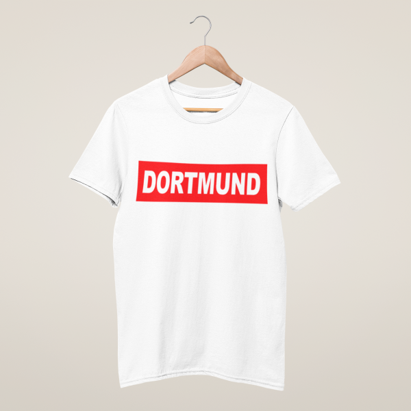 HolyHeimat Dortmund Red T-Shirt Bio-Baumwolle weiß