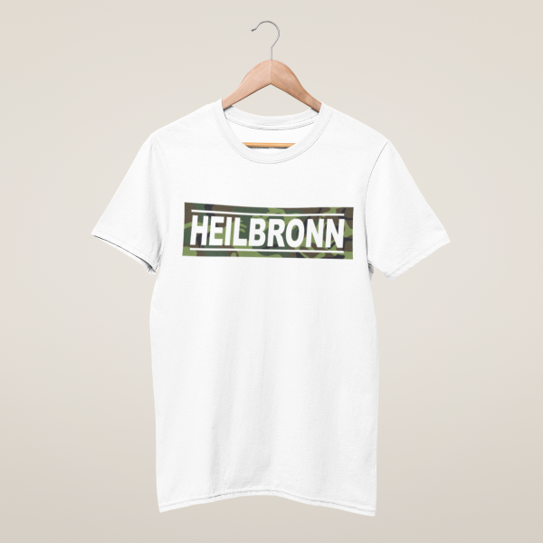 HolyHeimat Heilbronn Camo T-Shirt Bio-Baumwolle weiß
